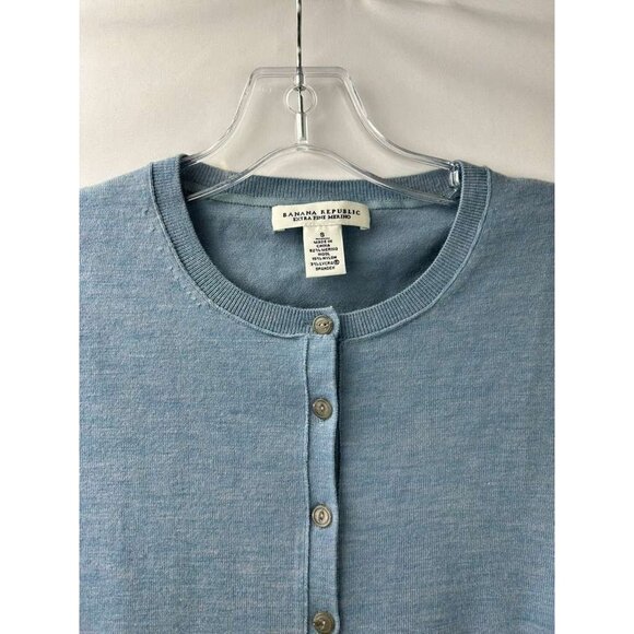 Banana Republic Women's Small Extra Fine Merino Wool Blend Long Sleeve Sweater - Picture 12 of 12